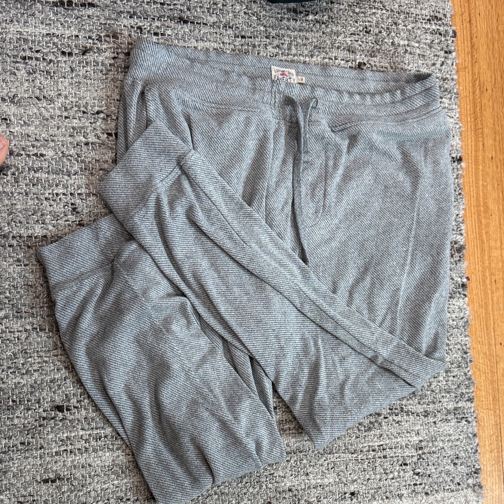 Father Ty Gray Ribbed Lounge Pants Large